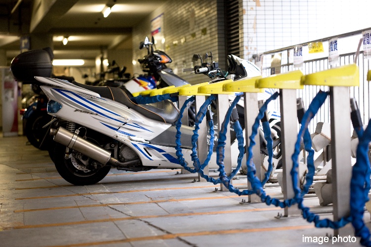 バイク置場　イメージ画像